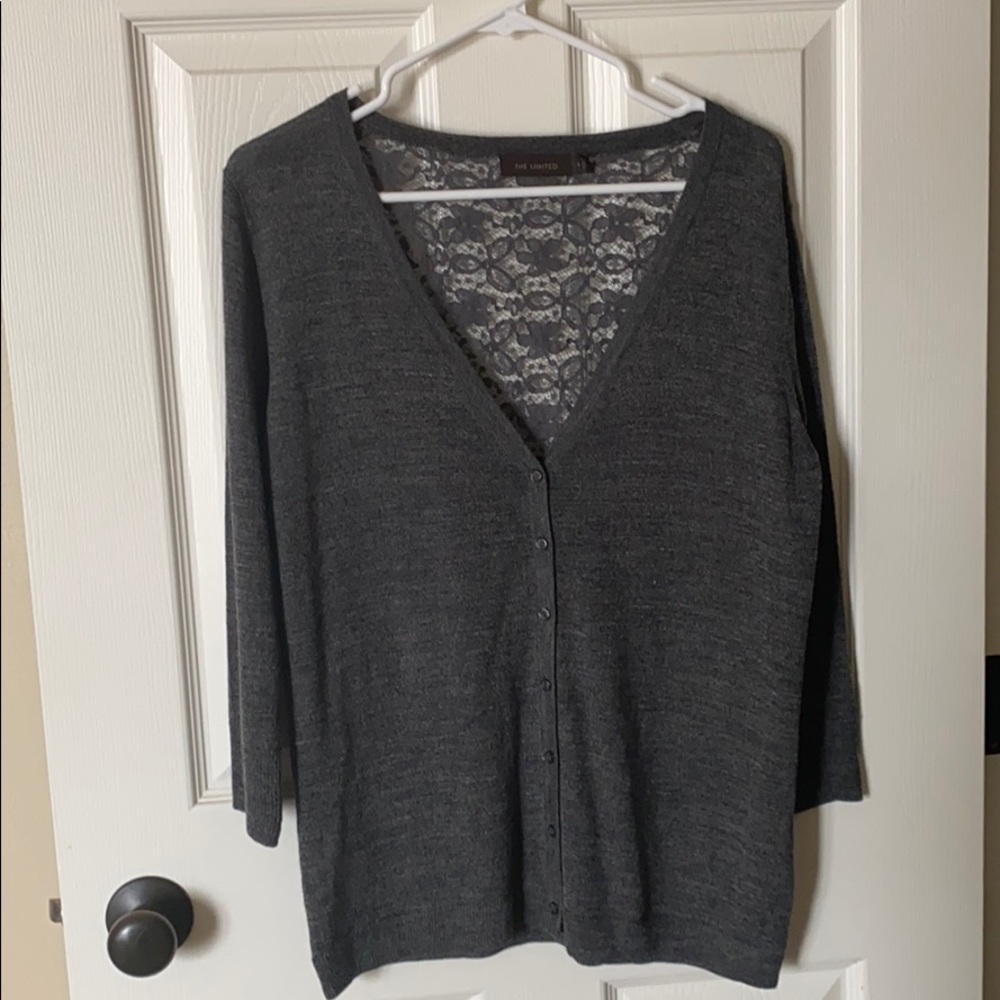 Limited lace back cardigan